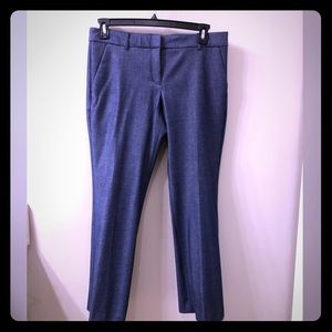 Express Blue Editor Slim Flare Trousers, sz 10 S